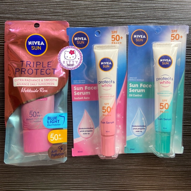 Nivea Sun Face Protection Serum Spf 50+ PA +++ - Oil Control | Instant Aura | Sun Face Protect