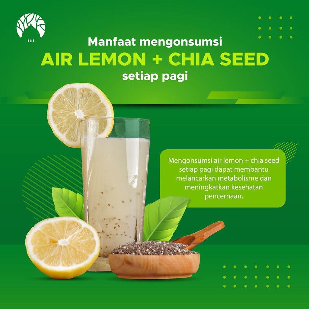 Chia Seed Organik Lemonda Diet Sehat Meningkatkan Kesehatan Pencernaan