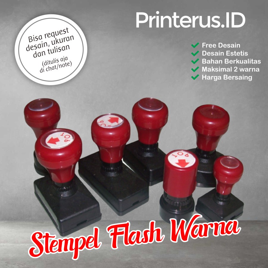 

[PAKET LENGKAP] Stempel Flash