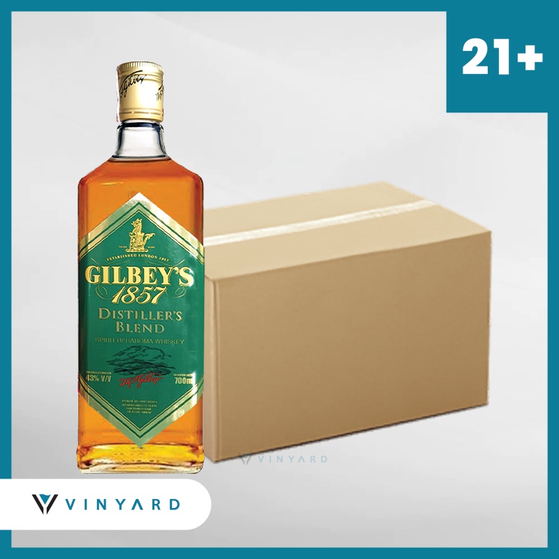 PROMO ( 12 Botol ) Gilbey's D'Blend 700 ml