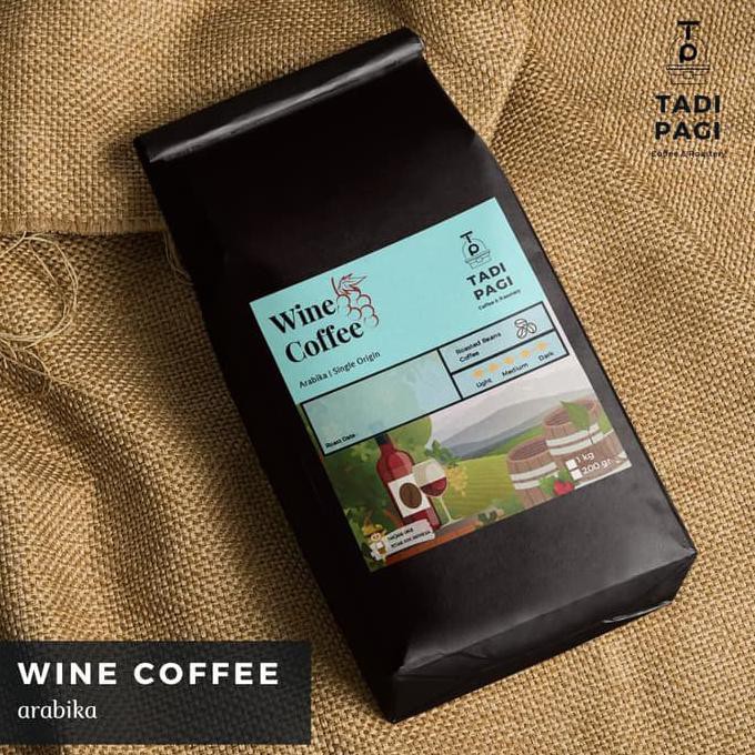 

Wine Gayo 200 gr Roast Bean Coffee - Biji Kopi Matang