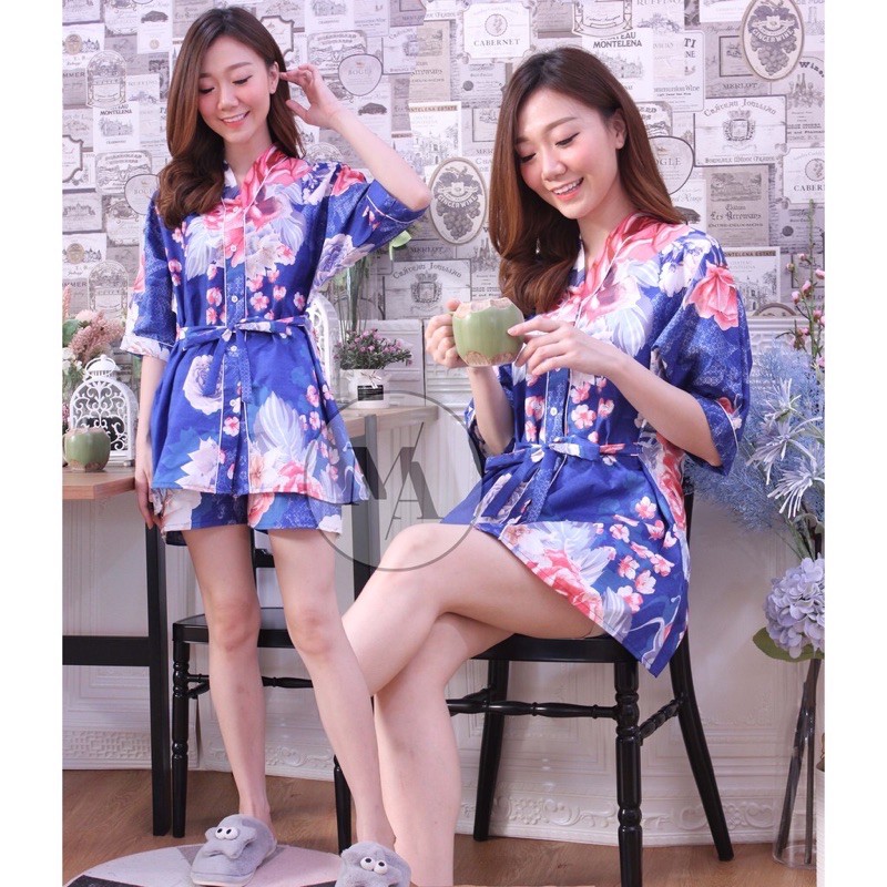 piyama set / baju tidur kimono / baju tidur sexy/ baju tidur murah