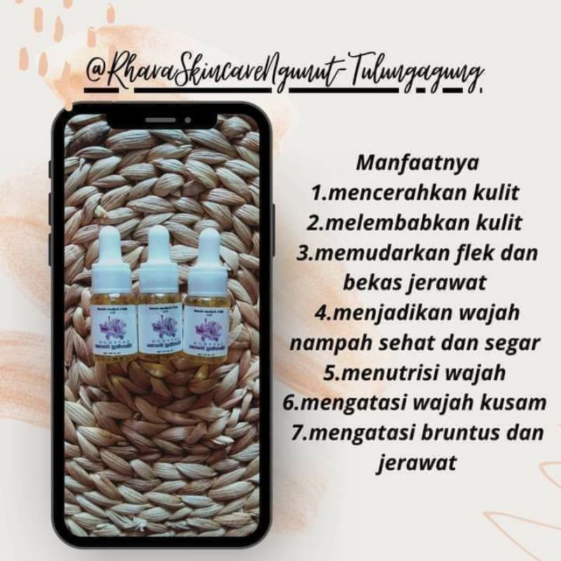 

SERUM SAFRON GLOWING SERUM 100% ORIGINAL