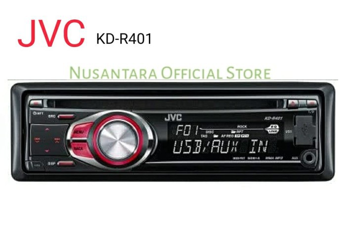 JVC KD-R401 Car CD receiver in-dash unit Single-DIN KDR-401 KDR401