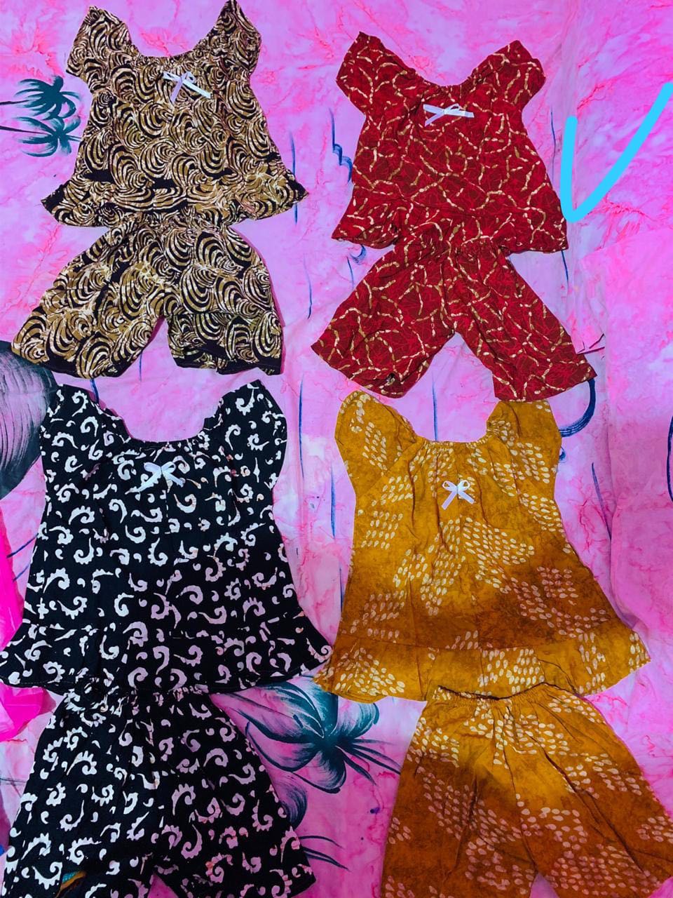 Setelan Anak/baju Tidur/baju Santai/baju Harian Anak/batik Anak/baju Anak Perempuan 6bulan - 2 Tahun