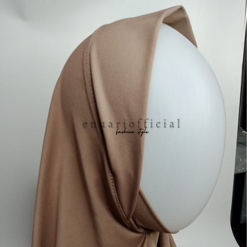 Hijab Instan Bergo Malay Jersey Premium Jilbab Khimar Tutup Dagu Syari