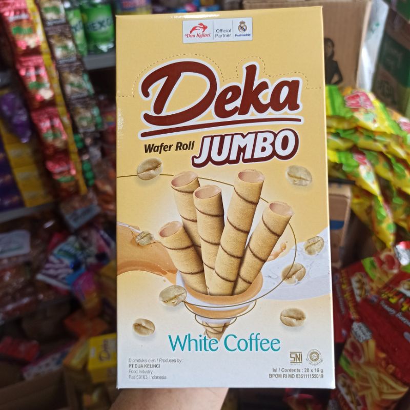 

Deka Wafer Roll Jumbo White Coffee 16g