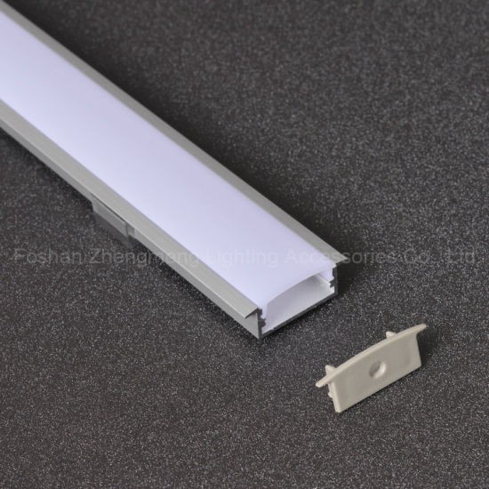 List Lis Rel Rumah Cover Casing Lampu LED Strip Alumunium 1 Meter – Putih 7X12mm