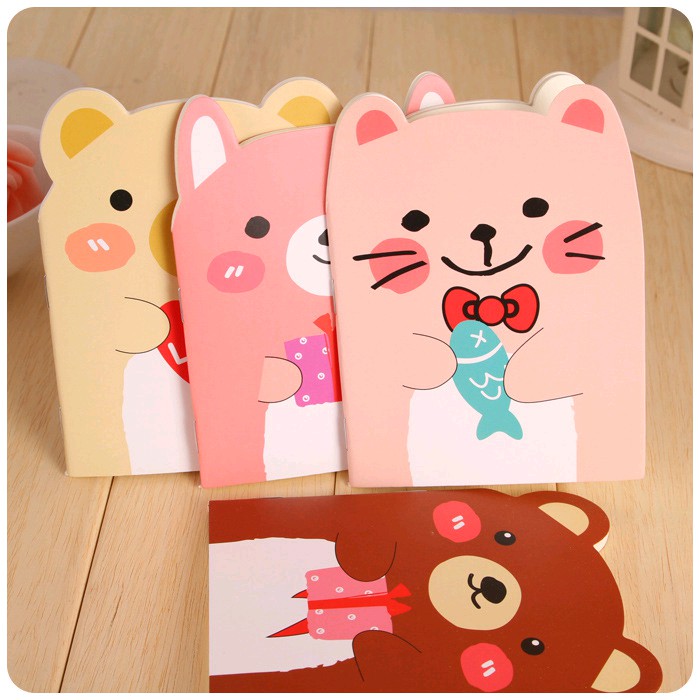 

Buku Kecil Bentuk Beruang / Mini Notebook