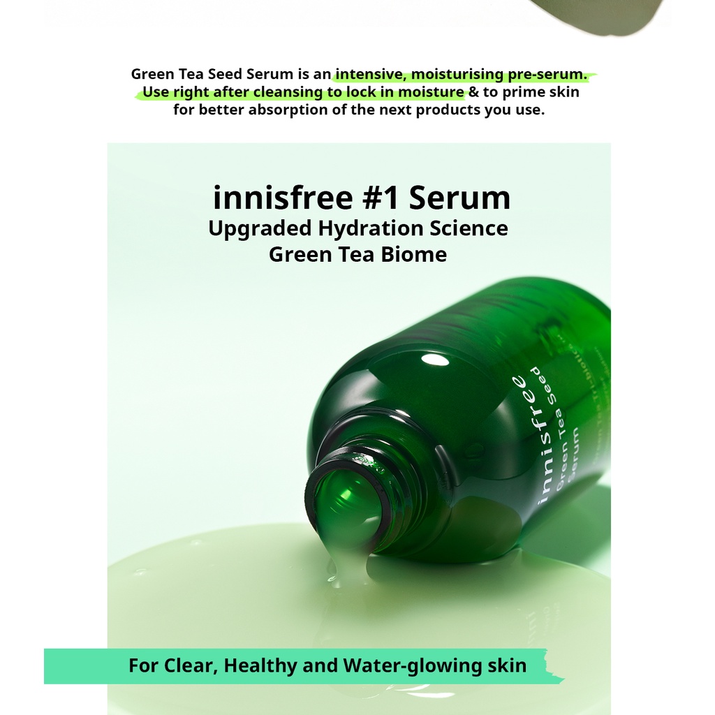 [BPOM] INNISFREE - The Green Tea Seed Serum 80ml | 15ml