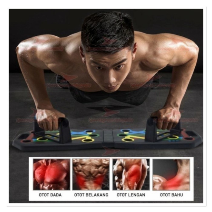 Alat bantu Push Up Papan Push Up Board Home Gym Olahraga Fitness Rumah