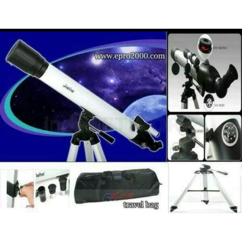 Teropong Bintang Jiehe Astronomical Telescope 900X90 SUPER JUMBO