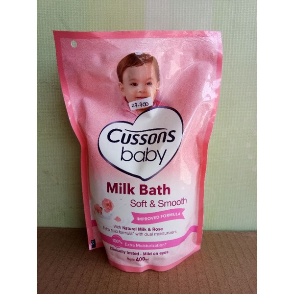 CUSSONS BABY HAIR&amp;BODY WASH MILD&amp;GENTLE, BABY BATH SOFT&amp;SMOOTH, FRESH&amp;NOURISH 400ML