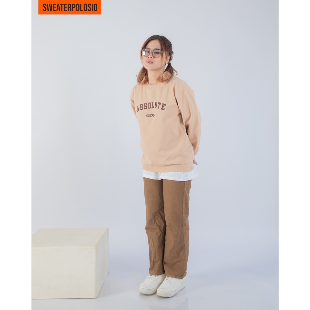 SWEATERPOLOSID Basic Sweater Absolute (Bordir) M-XXL (Pria & Wanita)-3