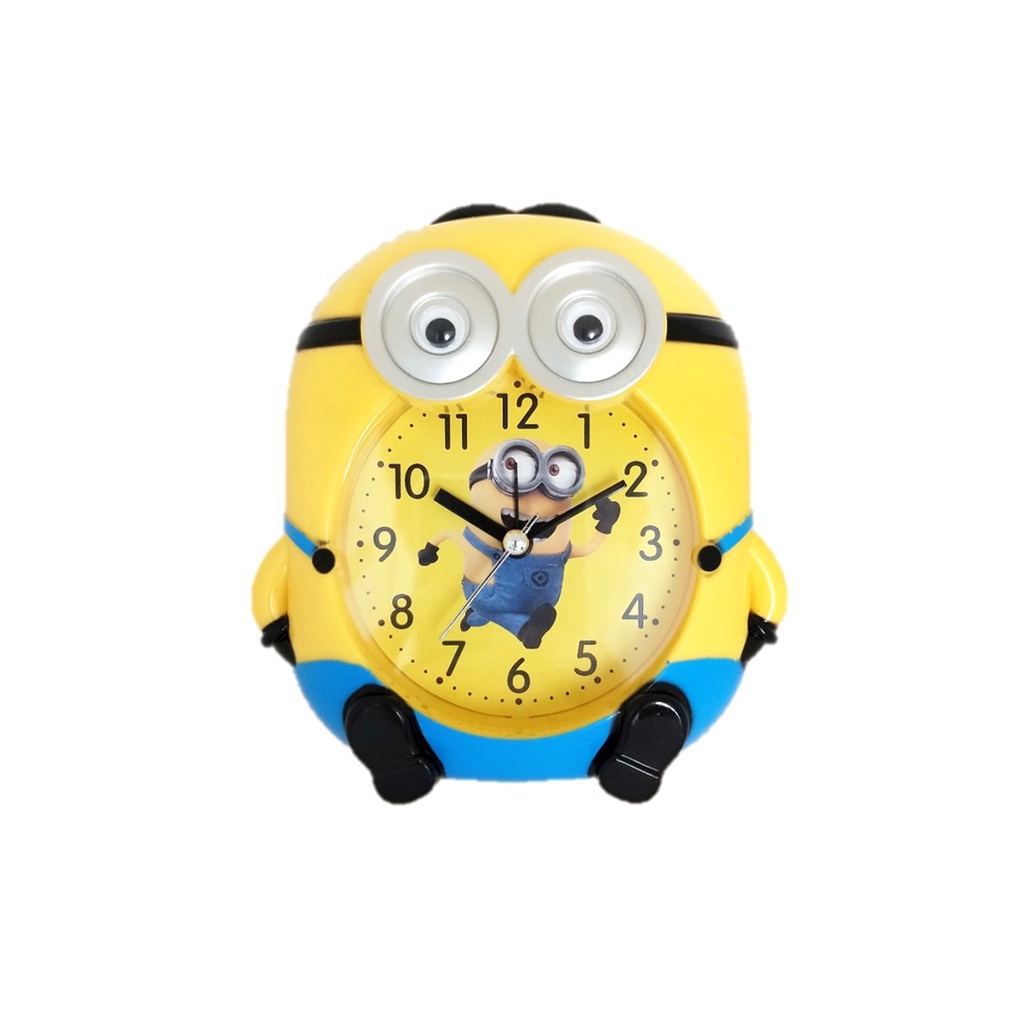 Jam Weker Karakter Doraemon Minion Jam Beker Anak Alarm Clock Free Baterai