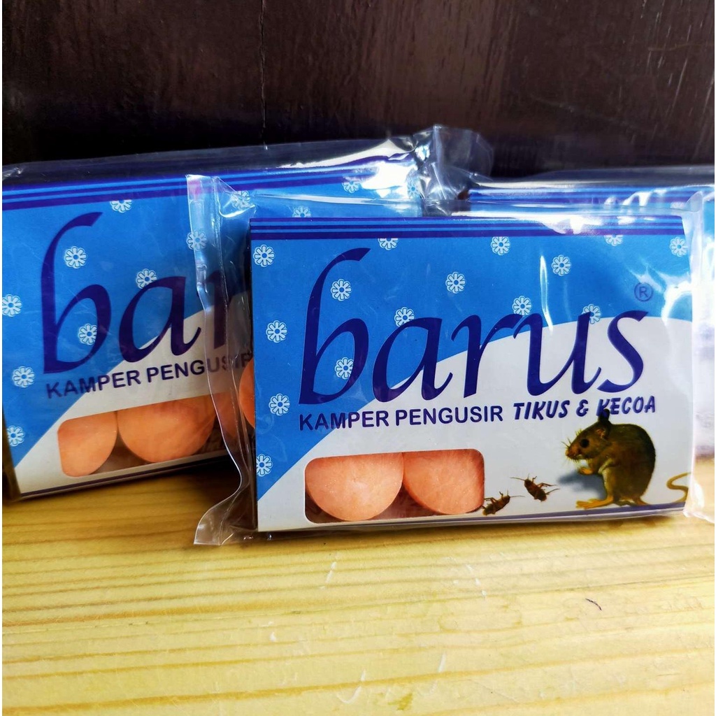 KAPUR BARUS KAMPER ANTI SERANGGA/ KAMPER SERANGGA/ KAPUR BARUS ANTI SERANGGA PER PACK ISI 12 PCS