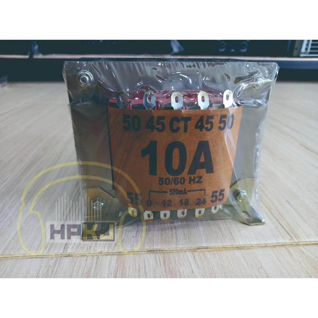 Jual TRAFO TRANSFORMER SAE 10A CT 55 MURNI sae 10 amper ct 55v | Shopee