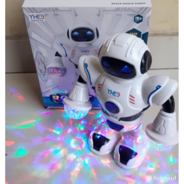 COOL DANCE ROBOT 5905B Mainan Anak Robot Dancing / Robot Joget Ada Musik Lampu