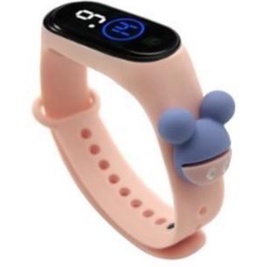 ☮FAYES☮ Jam Tangan Elektronik Led Waterproof Motif Untuk Anak Karakter Import Cod Murah JT06-PEACH MICKEY