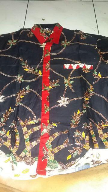 Sarimbit Couple Batik Keluarga/family Gamis Muslim Adelia Madura Hitam