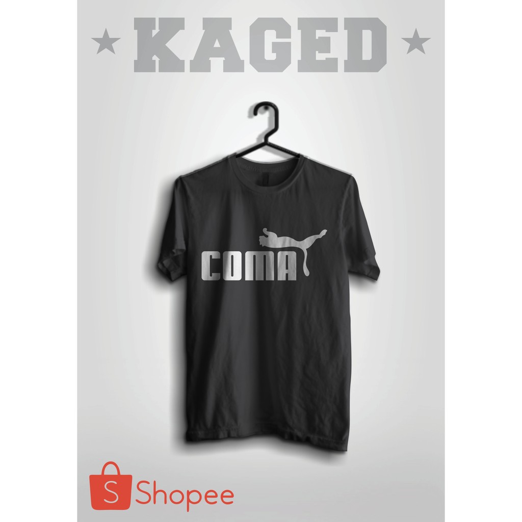 Kaos Plesetan Coma Kaos Coma, Kaos Plesetan Puma, Kaos Puma, Kaos Plesetan,