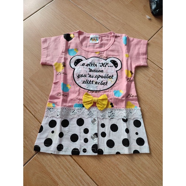 Blus Fashion anak perempuan 4 - 8 tahun