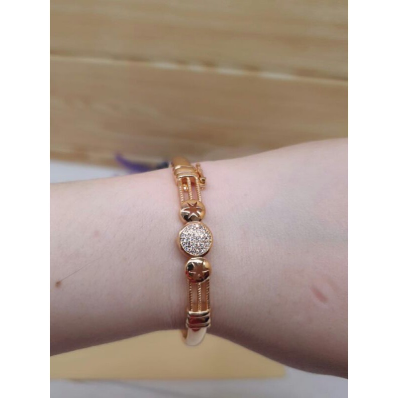 Gelang xuping / bangle xuping murah import / gelang wanita microdiamond xuping