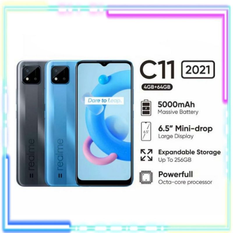 realme c11 2021 ram 4 64gb garansi resmi