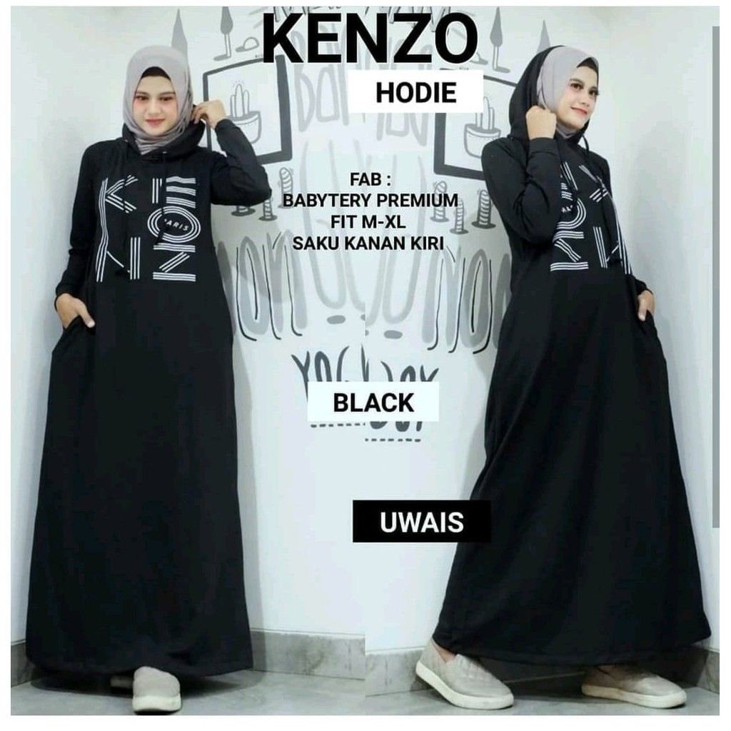 Tepoluler - Baju Muslim Wanita Kenzo Dress Hodie