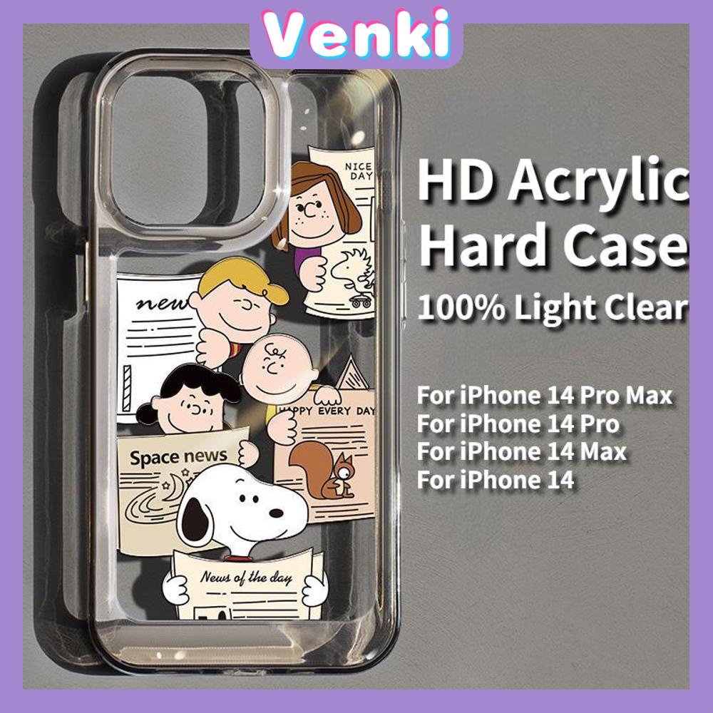 iPhone Case HD Acrylic High Quality Hard Case Metal Button Protection Camera Shockproof Cartoon Cute Compatible For iPhone 14 Pro Max 13 Pro Max 12 Pro Max 11 Pro Max xr xs max