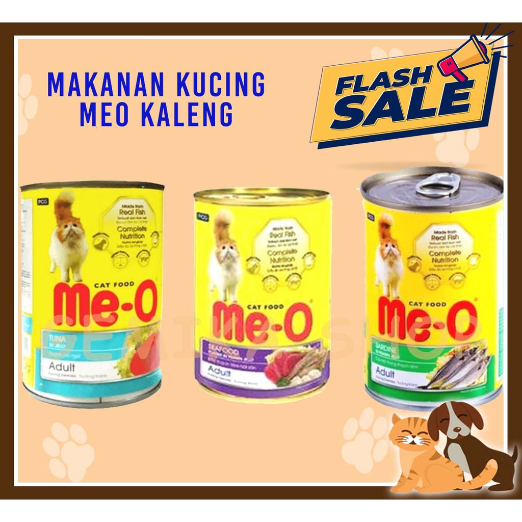 MAKANAN KUCING MEO 400 GR KALENG [ CAT FOOD ]