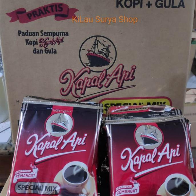 

Cuci Gudang Kopi Kapal Api Special Mix Per Renceng/10 Sahset Terlaris