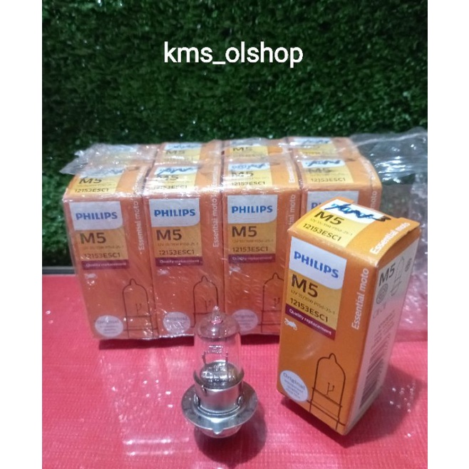 Bohlam Depan Philips M5 K-1 35/35W dan K-1 25/25W