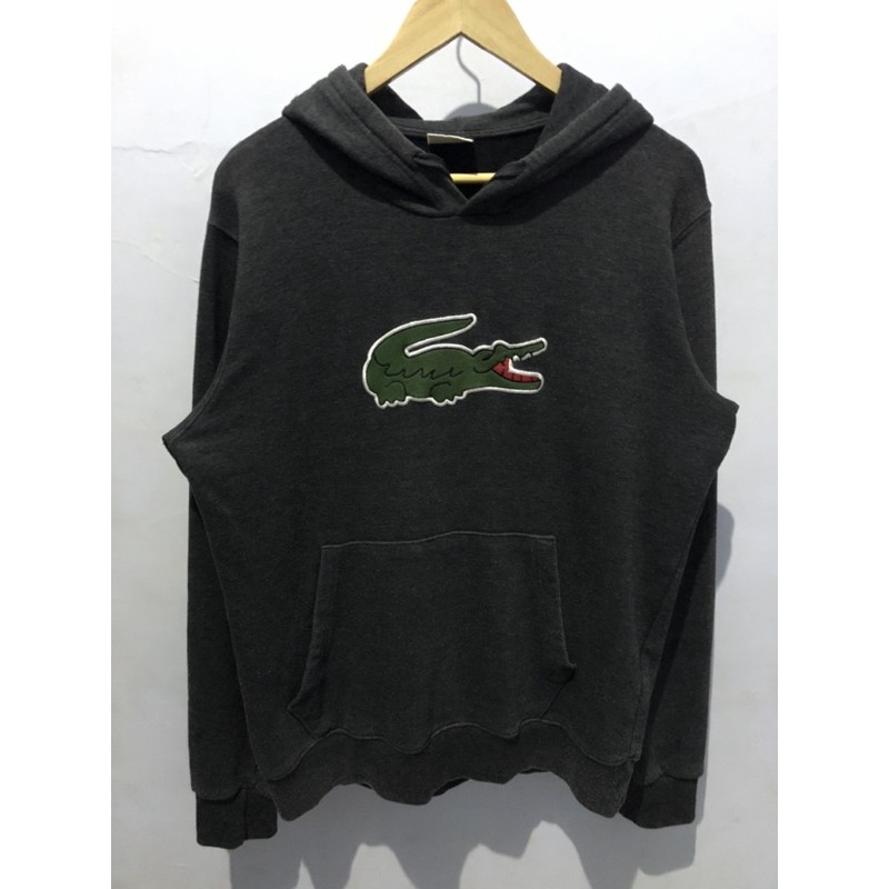 Hoodie lacoste big logo