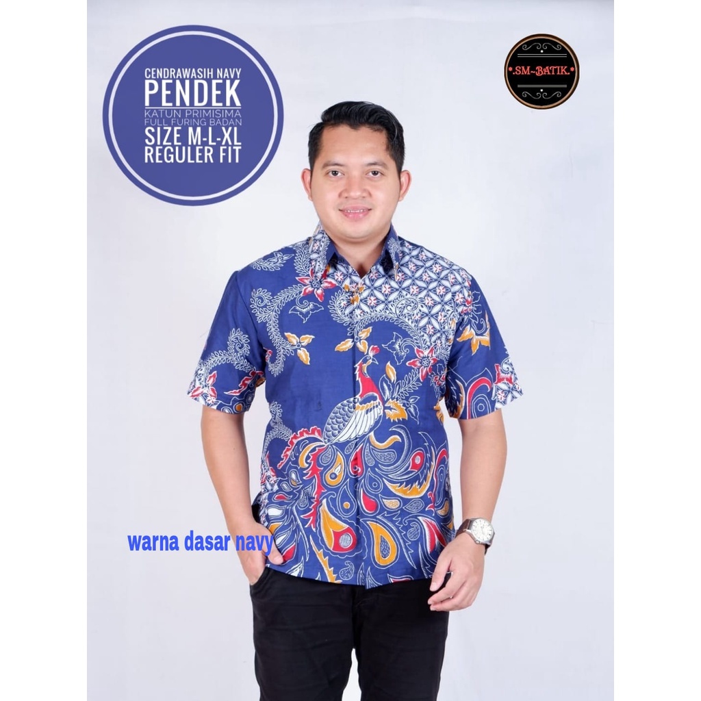 CENDRAWASIH NAVY SM KEMEJA BATIK PRIA SOLO LENGAN PENDEK LAPIS FURING PREMIUM BAYUPUTRA BHISMA BIMA BRAMANTYA CHAKRA DEVANDRA DEWANTA DHANI DHARMA DRAJAT DZAKY ELANG ENDRA FARRAZI GADHING GAVIN GIANDRA GUNTURAJI HANUNG HARIS HARSHA HASTHA JANITRA JAYA