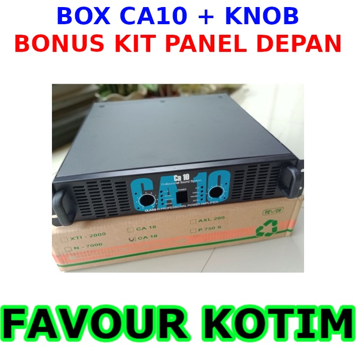 BOX POWER CA 10 CA10 BUILTUP BUILT UP KNOB KIT PANEL DEPAN FVKOTIM