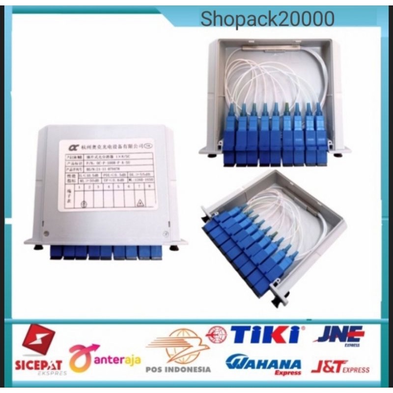 Passive Splitter PLC BOX FO 1 8 Fiber Optik FTTH SC UPC Passive Splitter 1 8 PLC Box