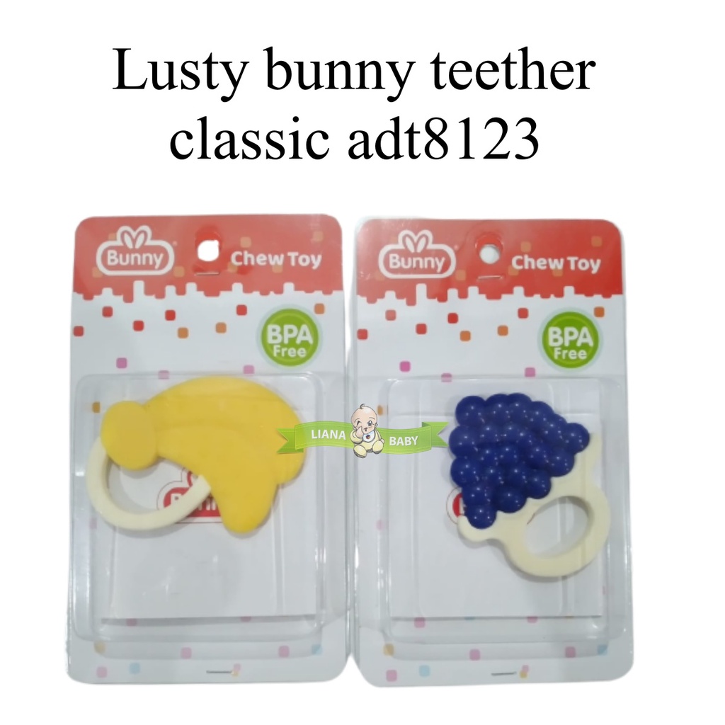 TEET85 LUSTY BUNNY TEETHER GIGITAN BAYI FRUITY