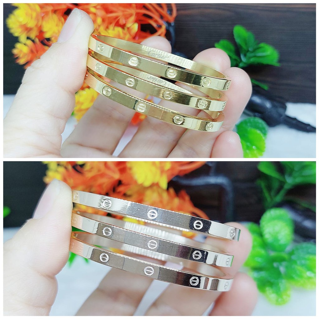 Gelang titanium anak set  3 perhiasan fashion