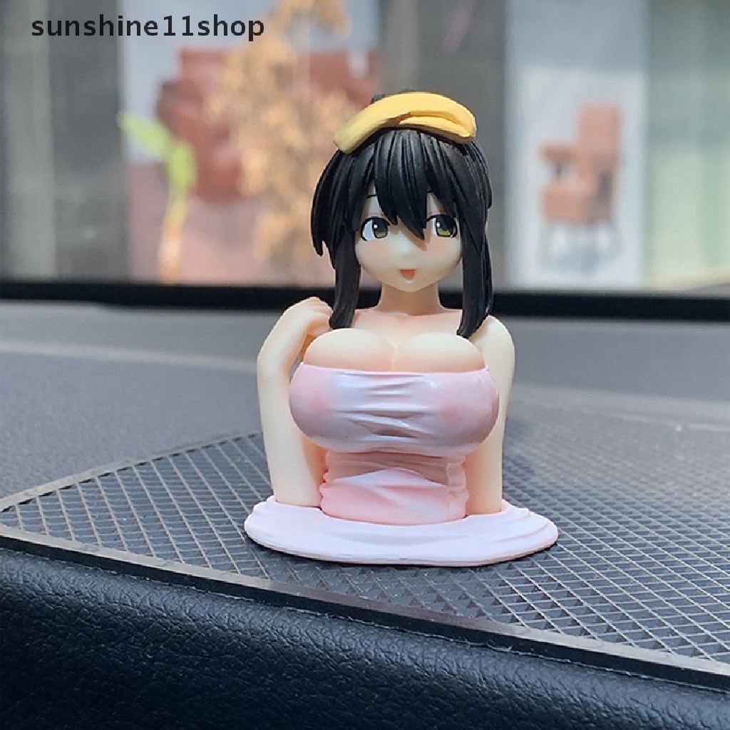 (SHO) Mainan Boneka Goyang Model Anime Boobs Sexy Untuk Dekorasi Dashboard Mobil