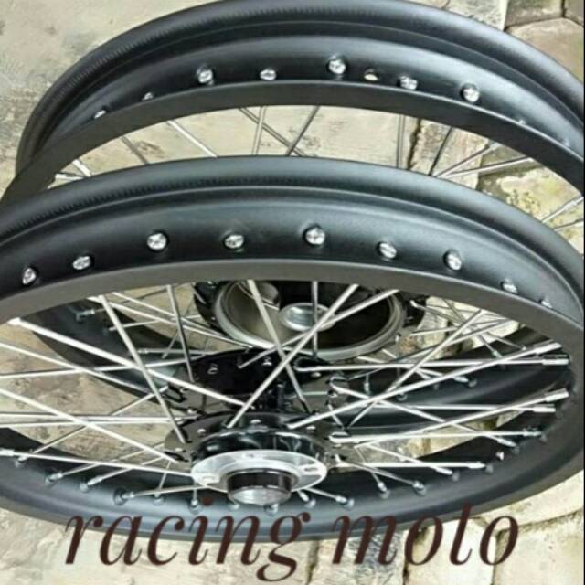 VELG VIXION OLD-RX KING VELG ROSSI RING 17 LEBAR 185-215 PLUS STEL VELG KOMPLIT