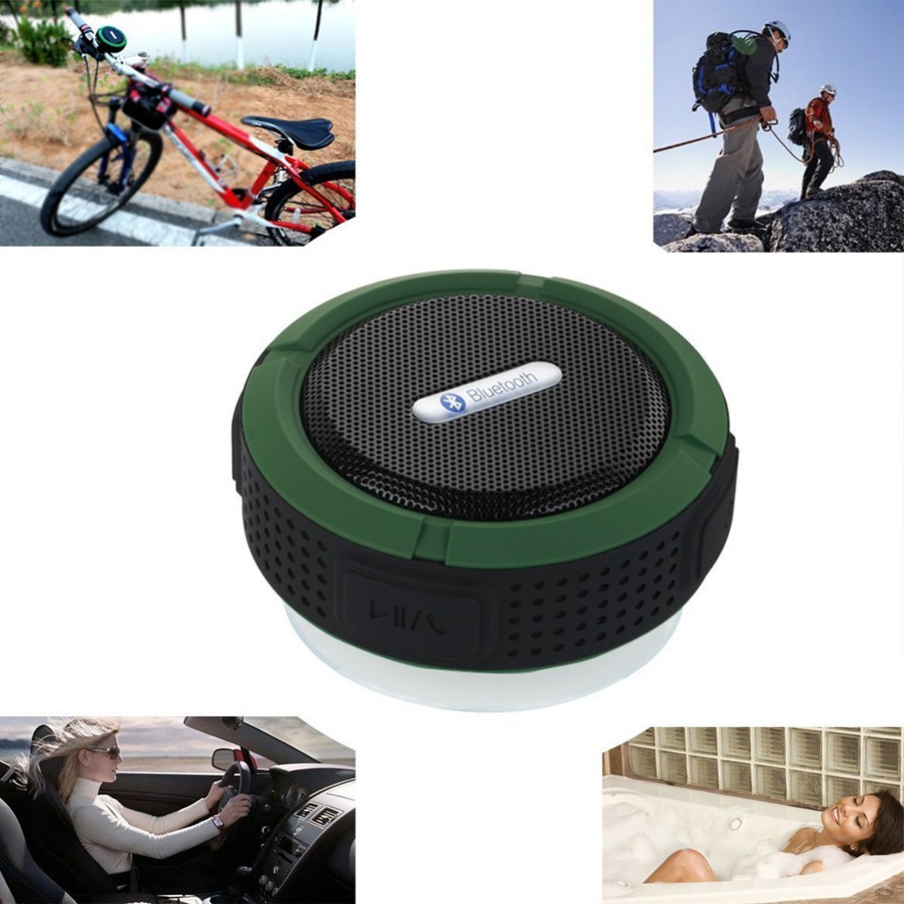 Taffware Mini Outdoor Bluetooth Speaker - C6 - Hitam