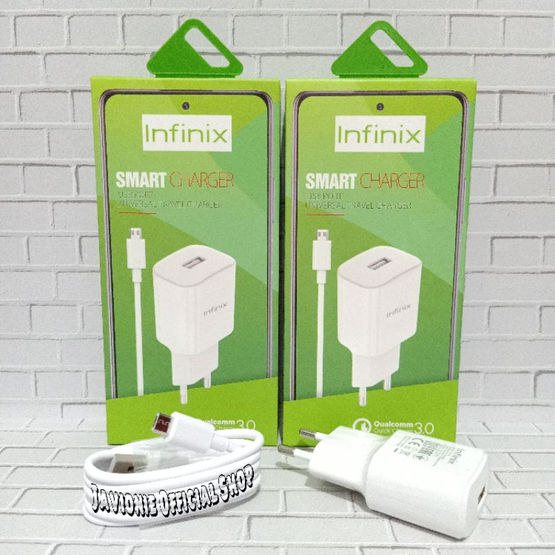 Charger Casan INFINIX S4 S5 NOTE 7 Lite Original MICRO USB Fast Charging 2A 10W 18W