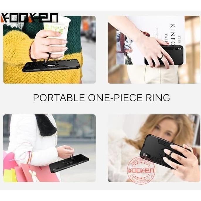 CASE XIAOMI MI10T MI 10T TRANSFORMER I RING STAND MAG TIC HARD CASE