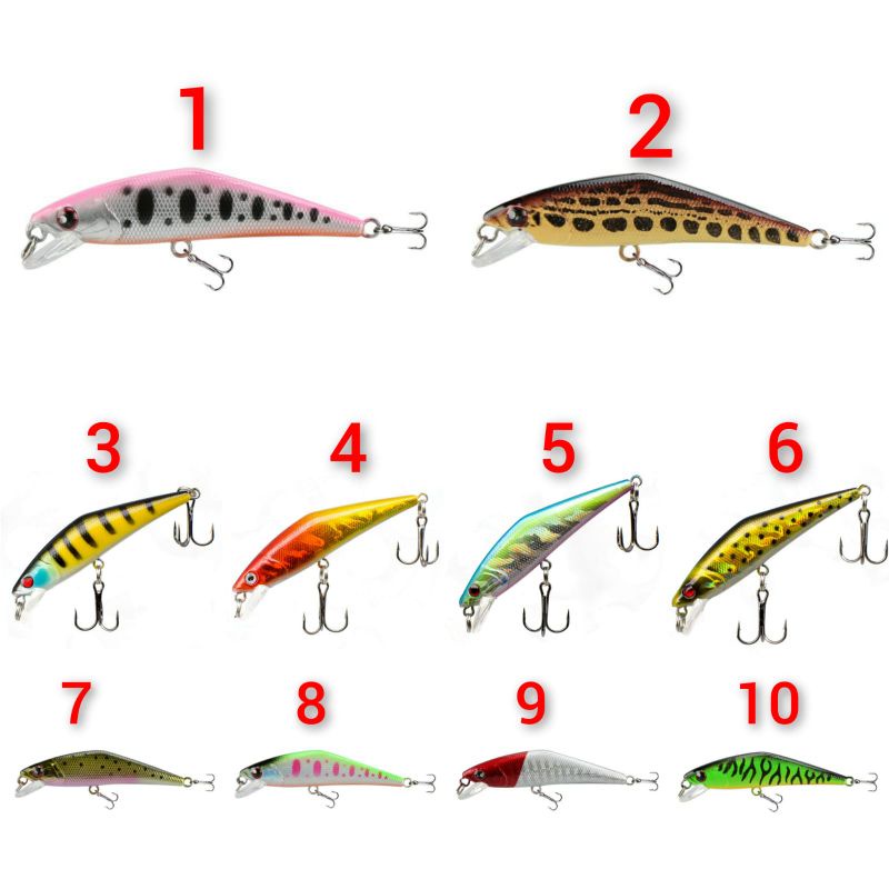 Umpan Lure Ultralight UL Minnow Sinking Copy Replika Exodus Kraken 6,5cm 6gram