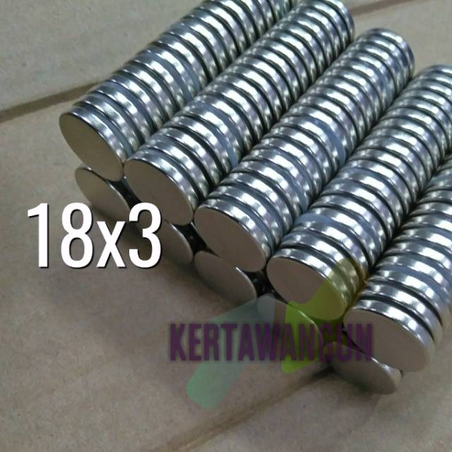 Magnet Neodymium koin kecil 18x3