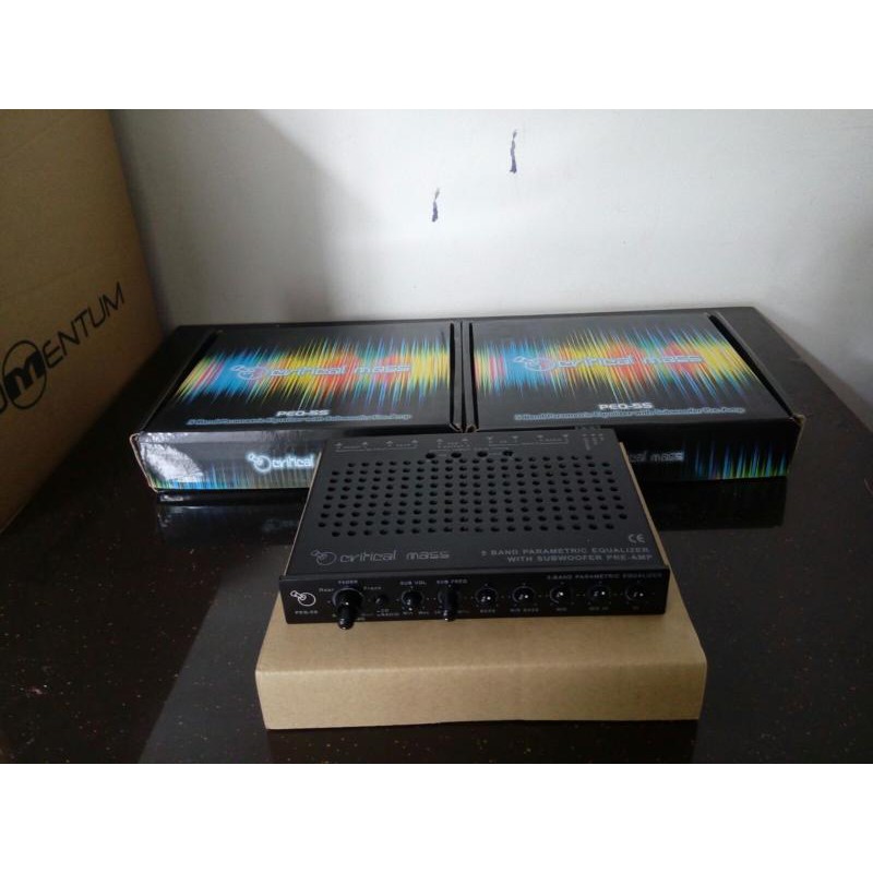 Preamp Critical Mass PEQ-5S 9V Output RCA Terlaris