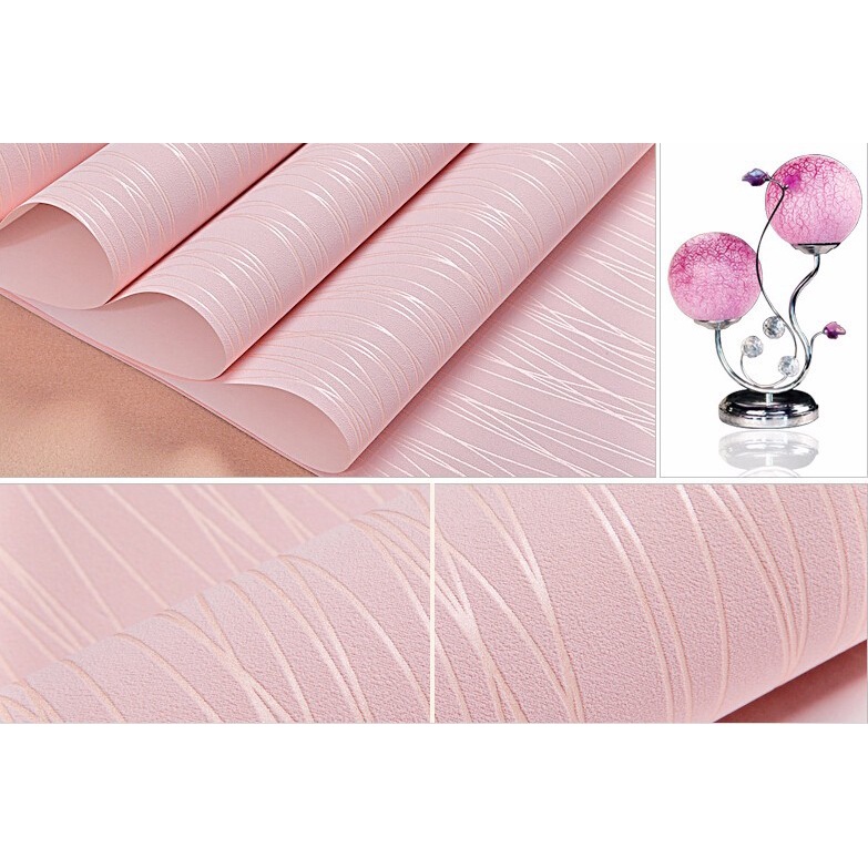 TERMURAH Paket Wallpaper 5ROLL Wallpaper Stiker Dinding / Stiker Dinding Anti Air / Walpaper Dinding Kamar Tidur Ruang Tamu Premium High Quality Motif Salur Ulir 3D ( BUY 4 GET 1 FREE )