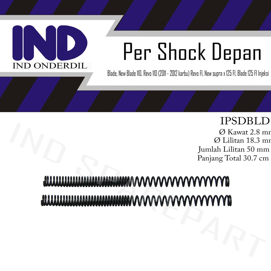 Per-Pir Shock-Sok Breaker-Shockbreaker Depan Blade Lama-110 New-125 FI