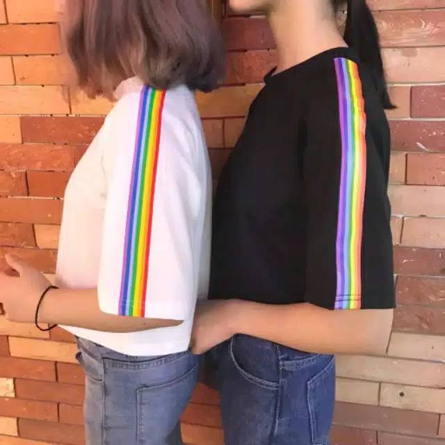 KIMONO RAINBOW TEE WANITA ko